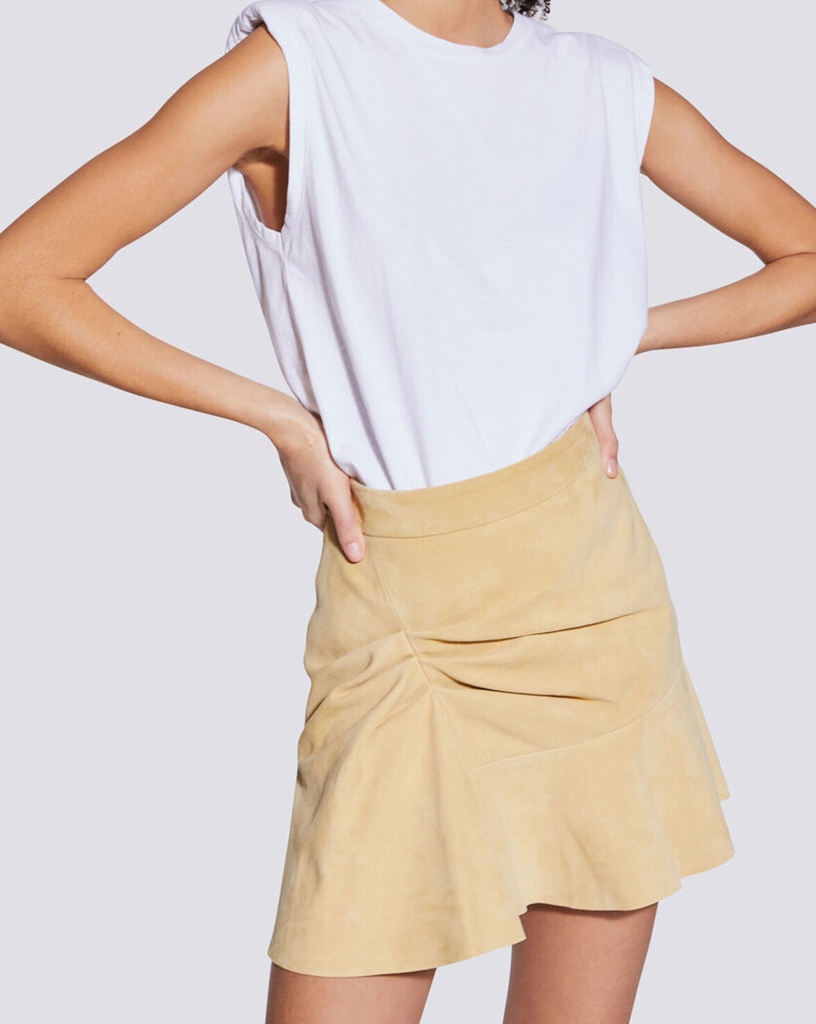 LOUD SHOULDER PAD COTTON TANK TOP image number null